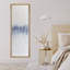 «Minimal Blue Watercolor», impression sur toile verticale encadrée-986486764-986486762