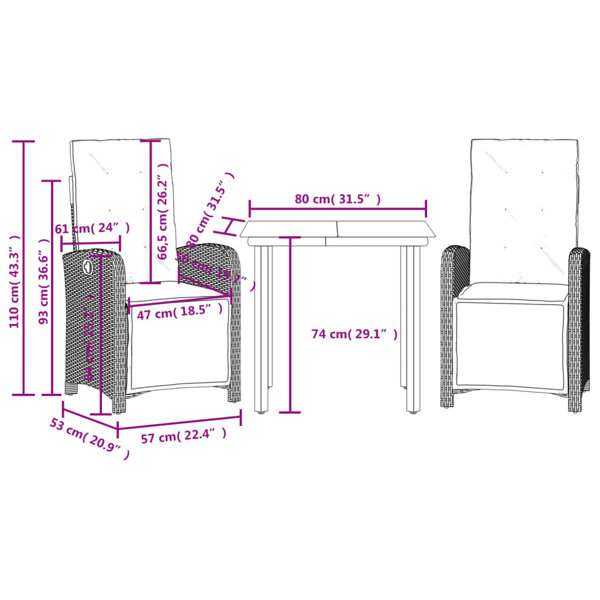 Dimensions du produit