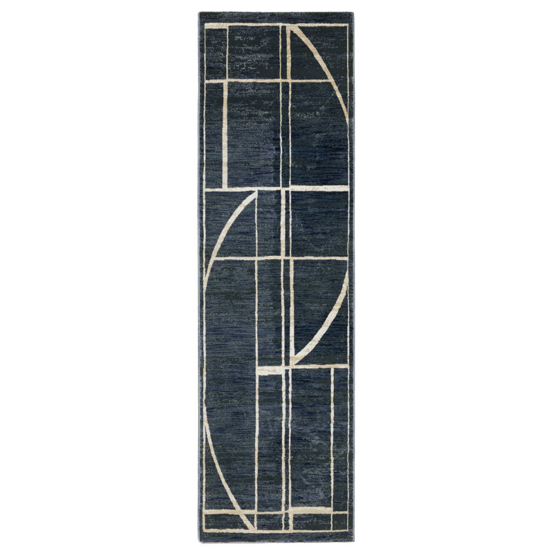 Brynnen Geometric Indoor Rug, Runner 2'3" x 7'6"