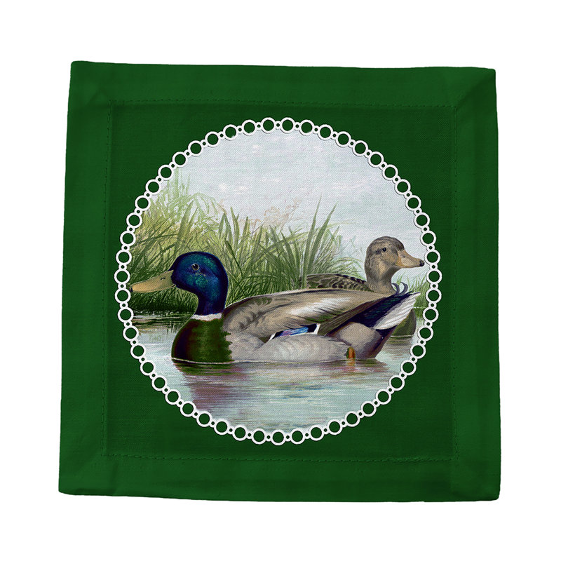Square Napkins, Green