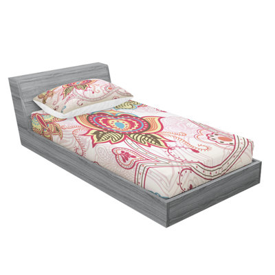 Microfiber Floral Sheet Set