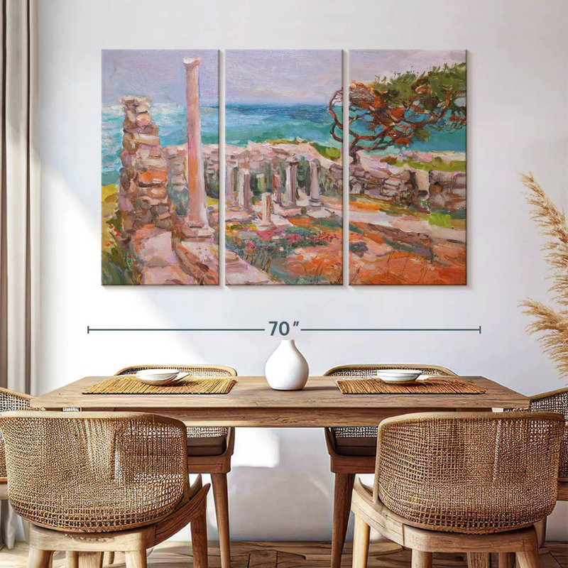 Lilie Aegean Sea Colonnes, H 42 po x l 65 po
