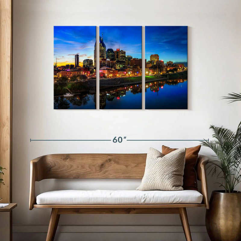 Paysage urbain Sirci Nashville, H 28 po x l 45 po
