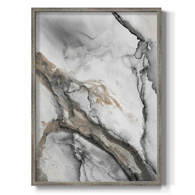 «Abstract Ink Fantasy II», reproduction encadrée - bois massif, H 11 po x l 9 po