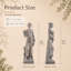 Statue de jardin grec et romain H 78,7 po