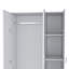 Armoire-penderie à 3 portes, 2 tiroirs et 4 tablettes à 4 niveaux-504308864
