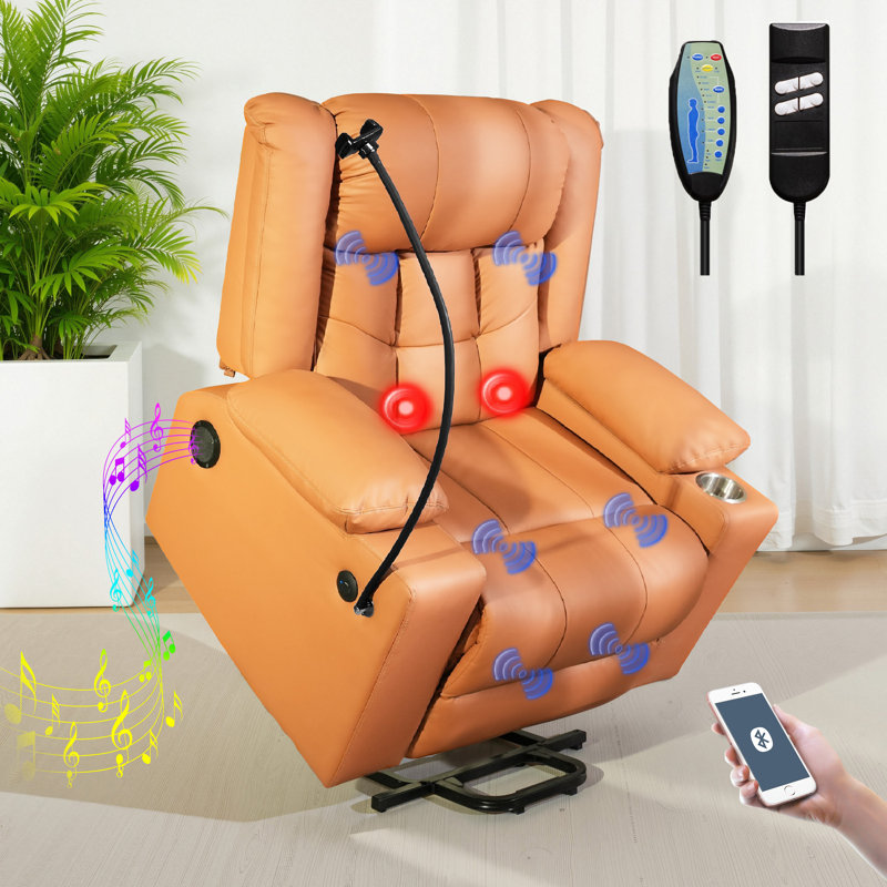 Grand fauteuil inclinable lève-personne électrique