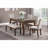 Dining Table with 4 Drawers – Dark Cherry Finish