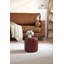 30cm Small Round Faux Leather Upholstered Ottoman-1061551658