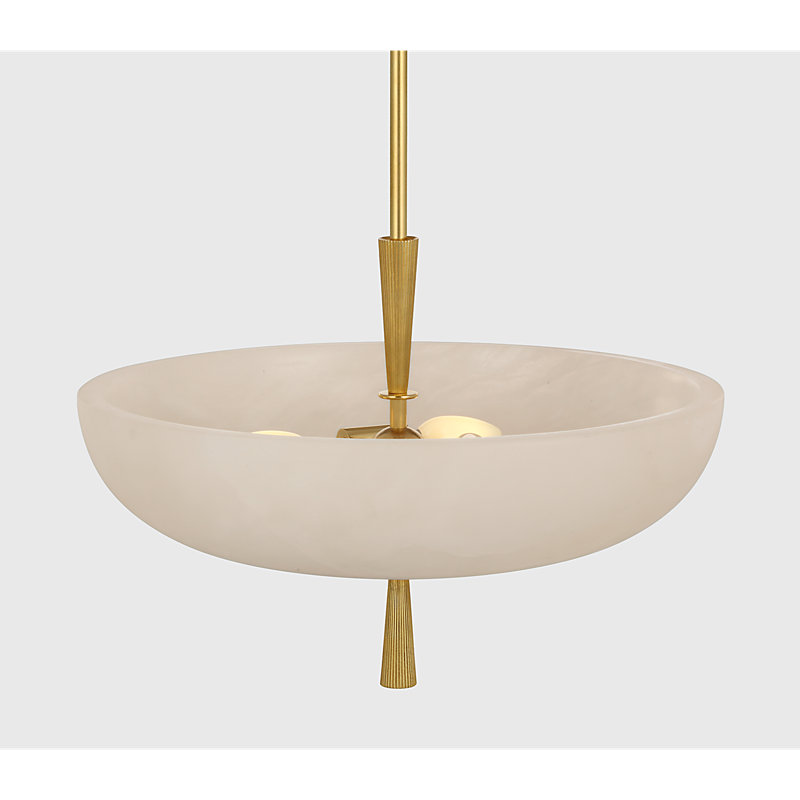 Aerin 3 - Light Pendant, Hand-Rubbed Antique Brass