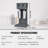 Milkshake Maker, 375W X 2 Electric Milkshake Machine, Commercial Double Heads Drink Mixer Blender, LED Intelligent Microswitch, 3-Speed Milkshake Mixer With 2 X 820 Ml Stainless Steel Cups