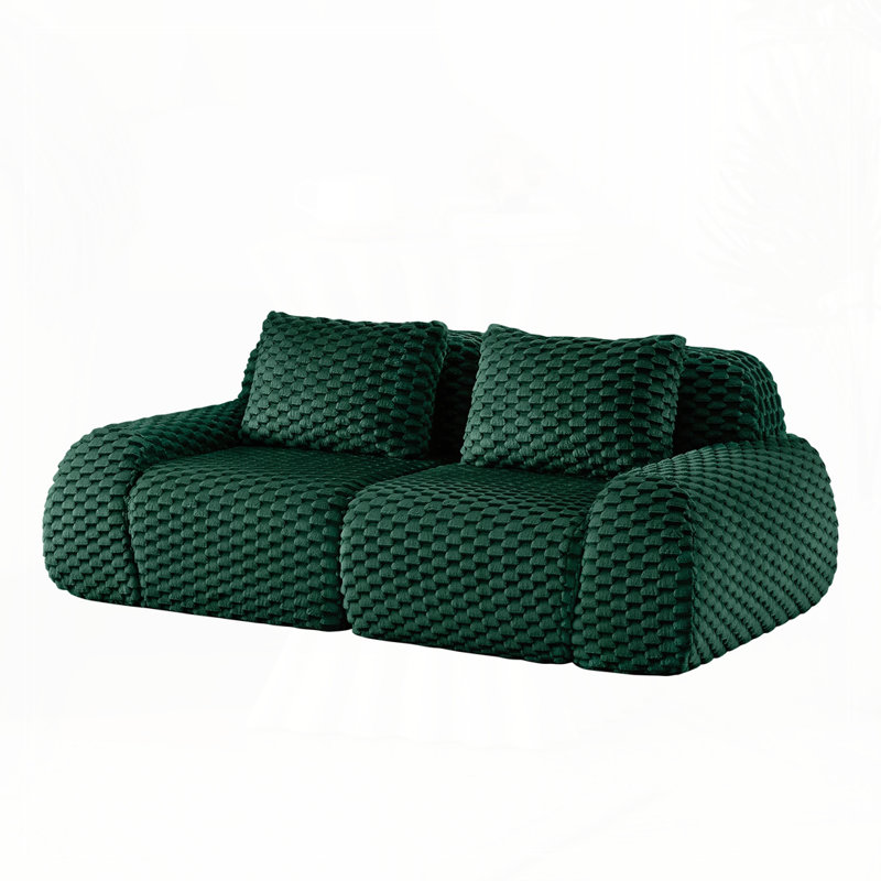 Canapé modulaire Boneless, Vert