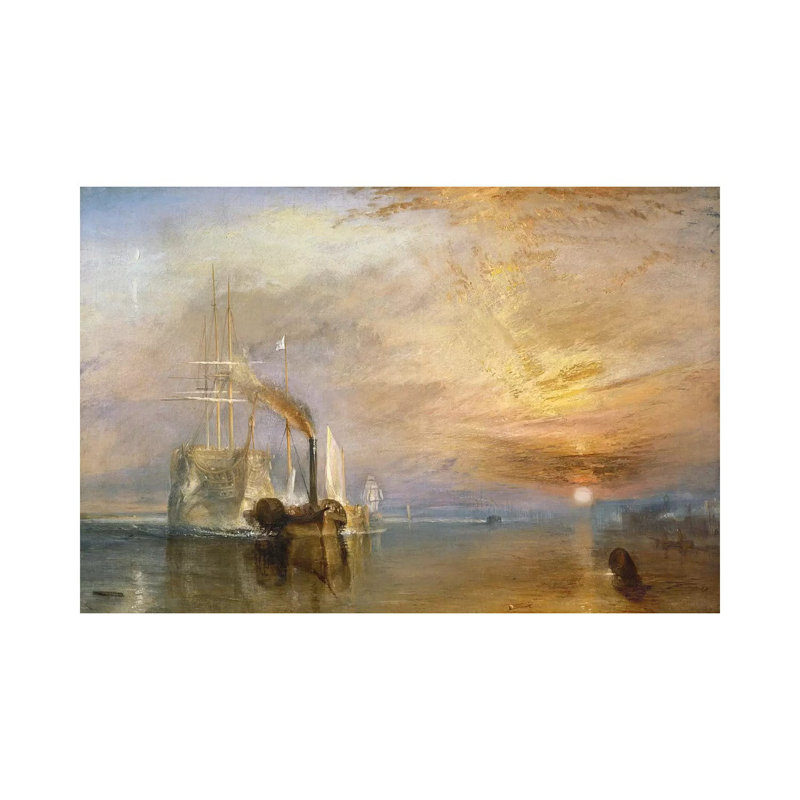The Fighting Temeraire, 1839 - Giclée sur toile tendue avec châssis, H 18 po x l 26 po