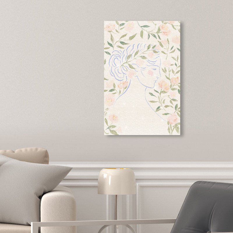 Blooming Hera Print by Oliver Gal, 15"H x 10"W, Gallery Wrapped