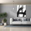  «Spontane 2 White» par Farida Zaman, art mural sur toile, 40 po x 54 po