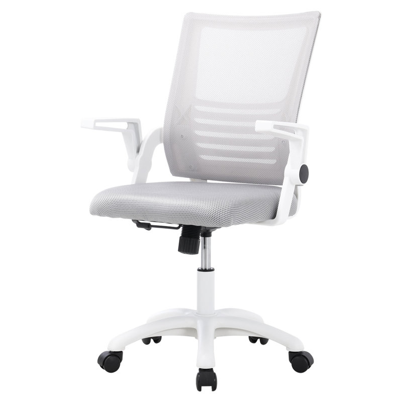 Raghi Mesh Desk Chair, White, Grey