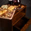 Denton 43.6cm W Solid Wood Bedside Table