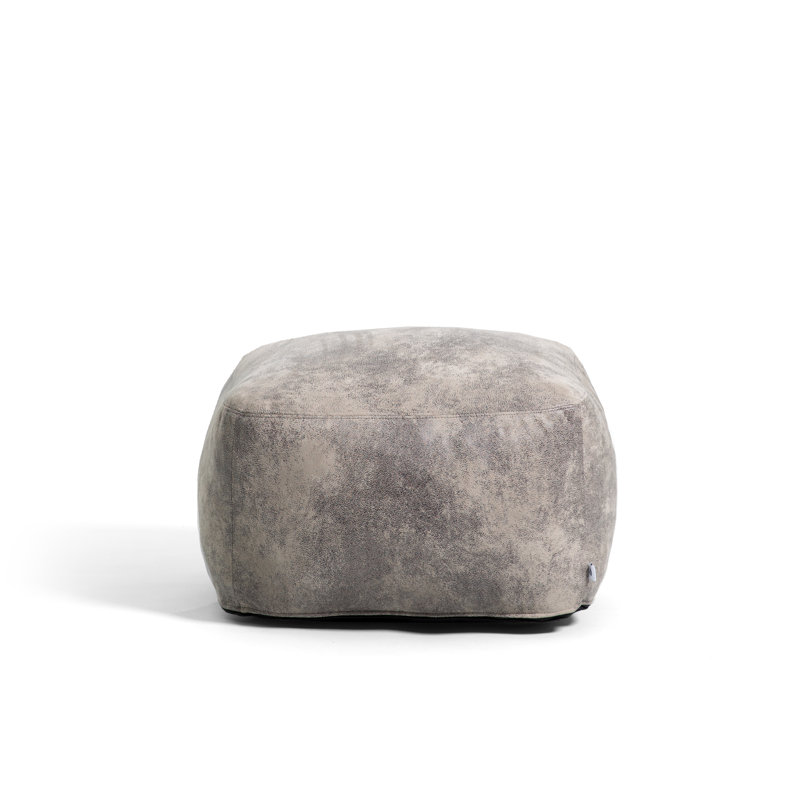 Fauteuil en cuir Big Joe Nestle, Ciment