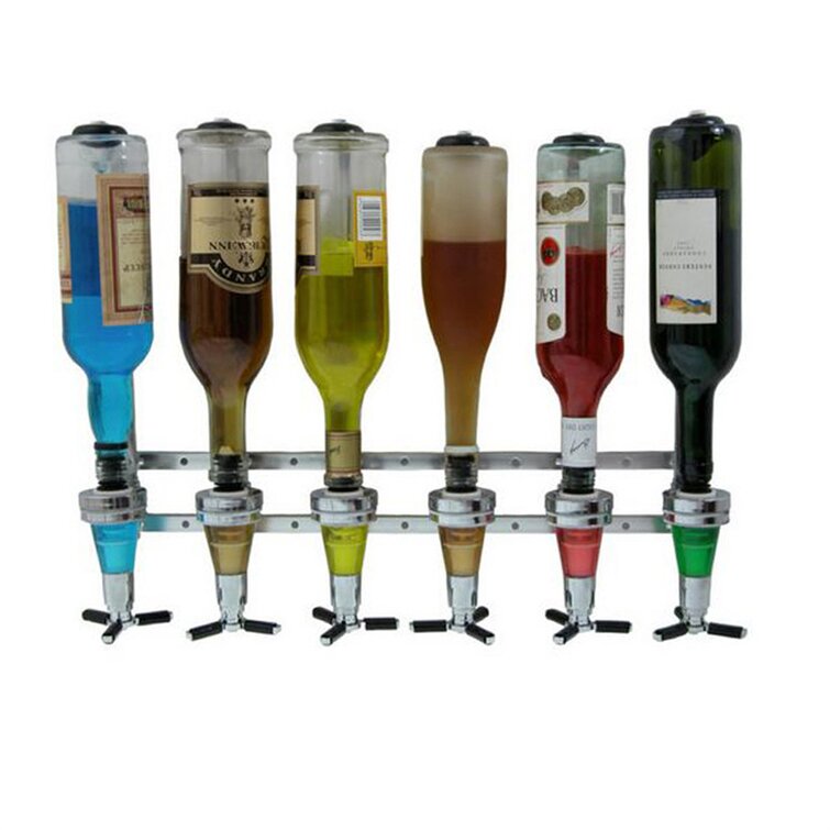 Wall-Mounted 5 Bottles Liquor Dispenser – GloryBooze