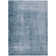 Machine Washable Indoor/Outdoor Xhevrie Denim Rug