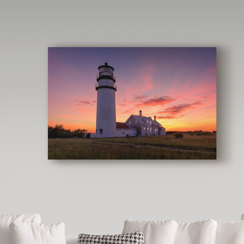 «Cape Cod Sunset» par Michael Blanchette, reproduction de photo sur toile tendue, H 12 po x l 19 po