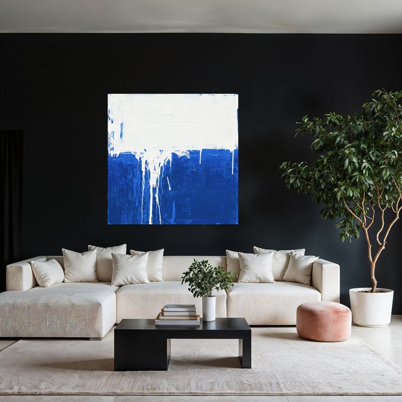 Escape Abstract Art contemporain, H 48 po x l 48 po