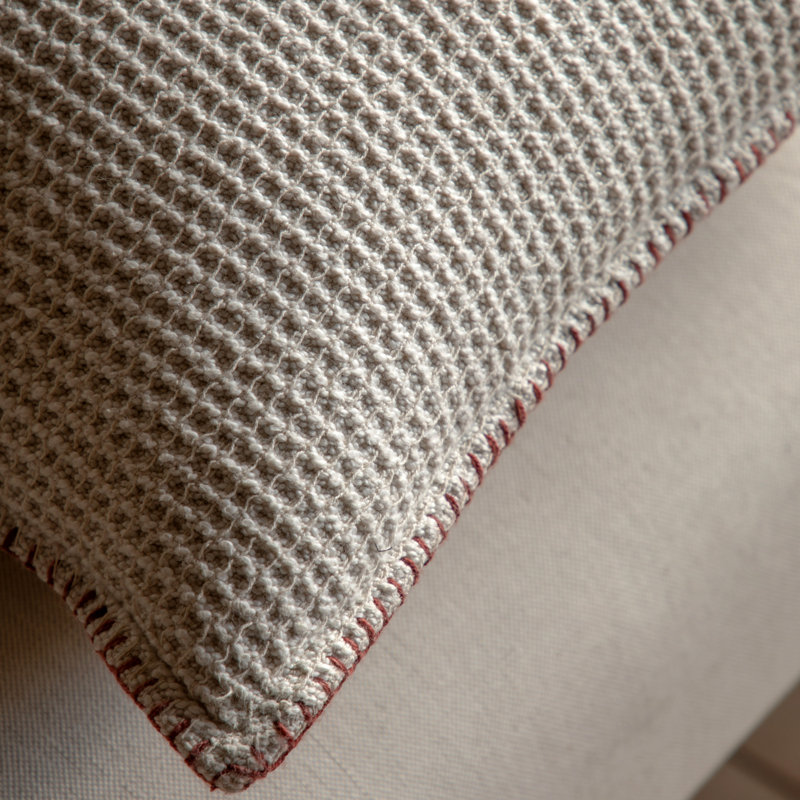 Square Cushion, Cream