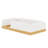 Platform Bed With Upholstered Design, Guardrail