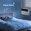 Climatiseur de fenêtre Electactic 10 000 Btu - Refroidit rapidement 450 pieds carrés, 6 modes (froid / sec / écologique), 48dB silencieux, télécommande et contrôle à DEL, installation facile pour les fenêtres de 23 à 36 po