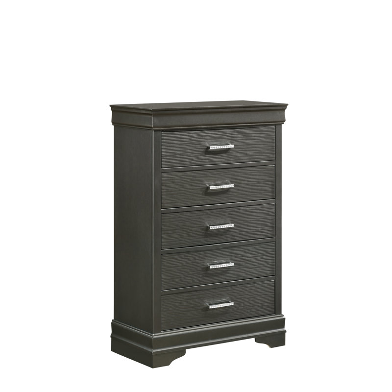 Mayodan 5 - Drawer Dresser, Gray