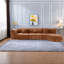 Ensemble de salon modulaire incurvé moderne, mousse haute densité, orange