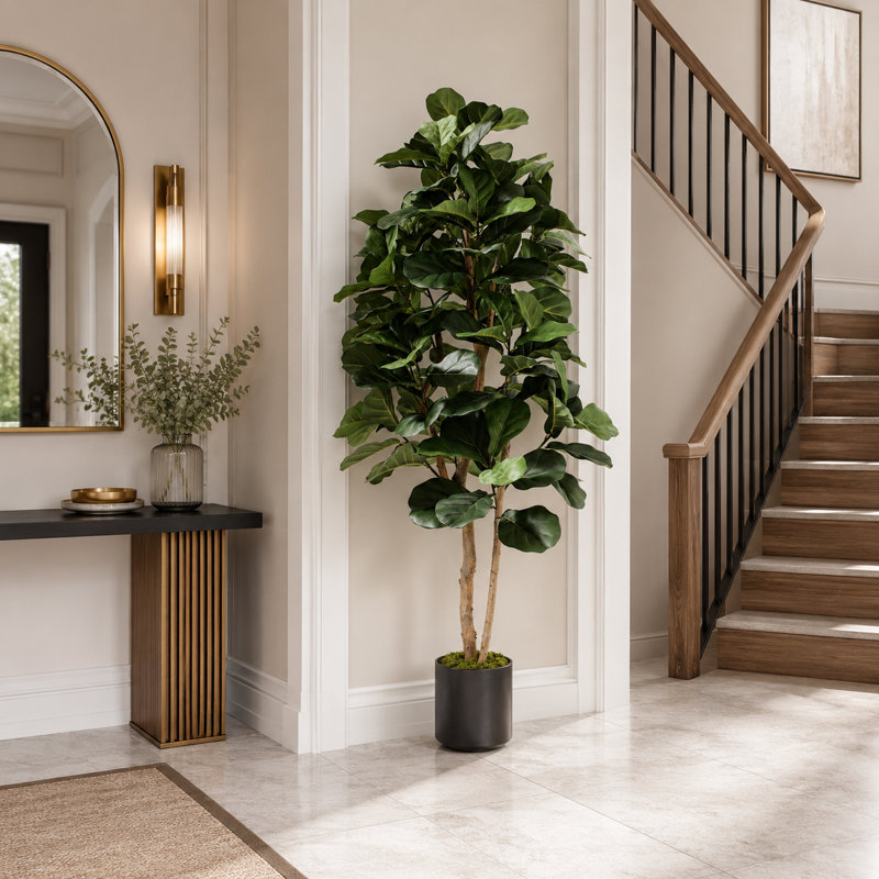 180cm Faux Fig Tree in Pot Liner