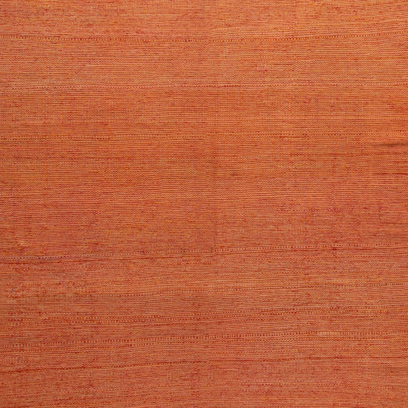 Orange Flatweave Wool Runner - 4'11" x 12'6"