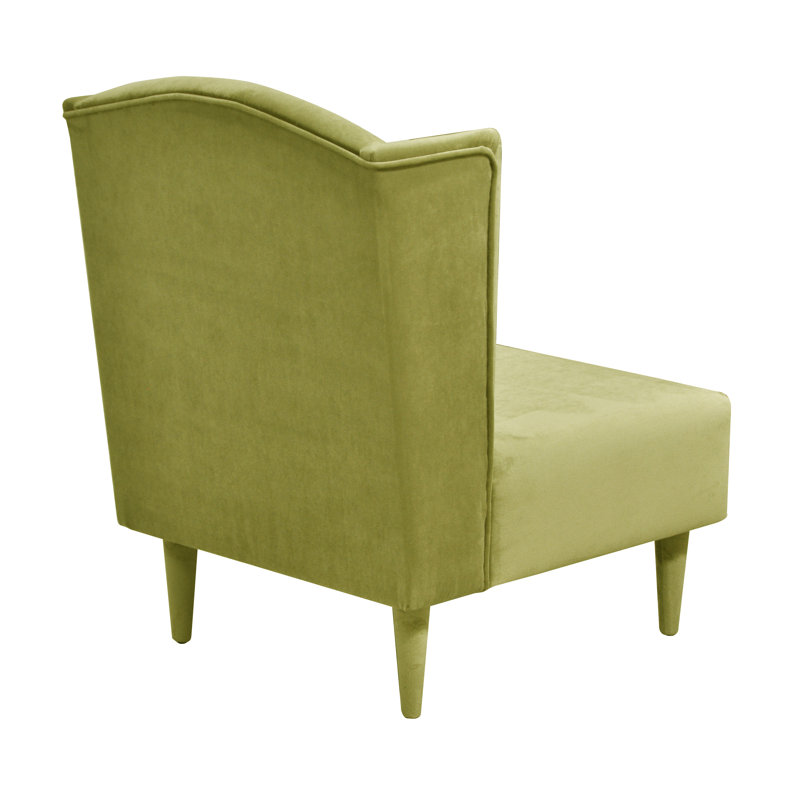Pepi Upholstered Wingback Chair, Lime