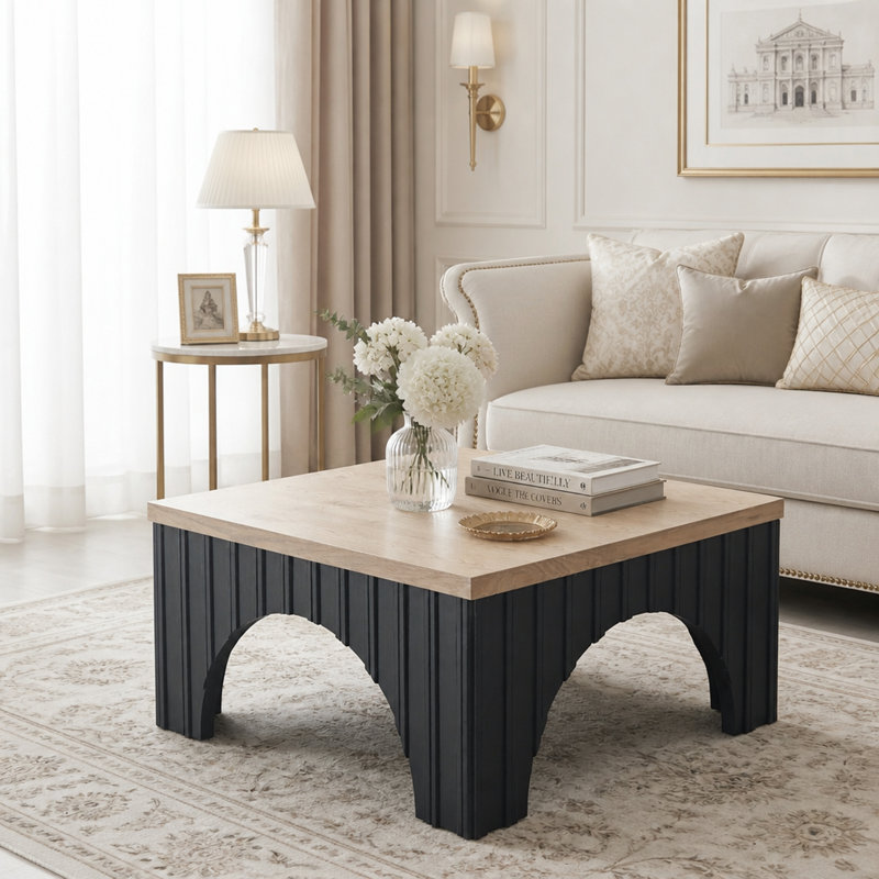 Rustic Square Coffee Table