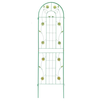 Sturdy Metal Trellis Elegant Design Outdoor Use For Climbing Plants Support