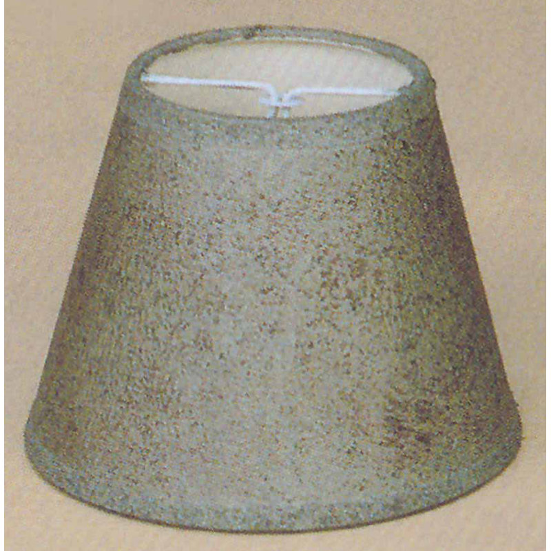 Platinum Rust Metal Empire Candelabra Shade
