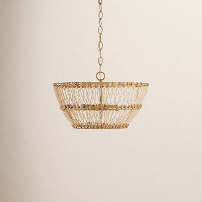 Foley 3 - Light Matte Brass Unique/Statement Pendant