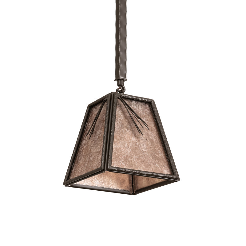 Luminaire suspendu à 1 lumière Freerich, H 9 po x l 8 po x P 8 po