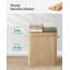 Bamboo Laundry Hamper with Handles-1519838486
