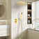 1-Spray Patterns 16 In. Ceiling Mount Dual Fixed And Handheld Shower Head 2.5 GPM