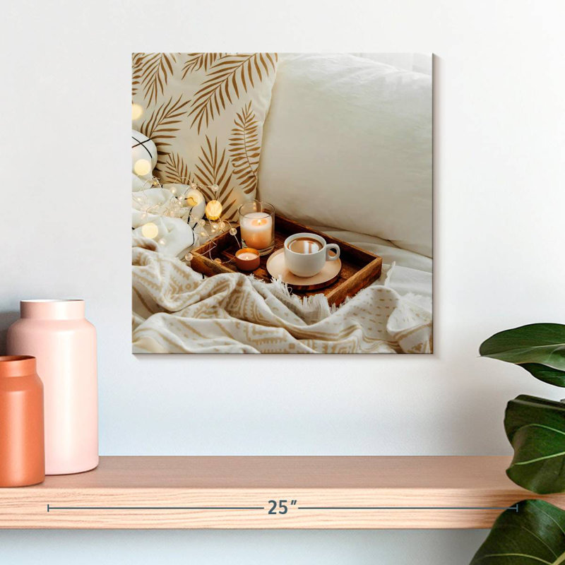 Yarlin Coffee In Bed, 16" H x 16" W