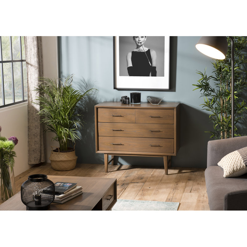 Shawn 100cm W 4 - Drawer Chest of Drawers