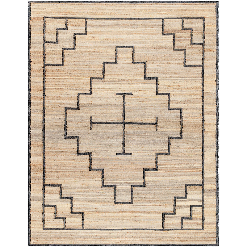 Oriental Indoor Rug, Rectangle 5' x 7'6"