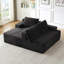 Canapé d'angle infonuagique en forme de L avec assise profonde, aucun assemblage requis, canapé-lit modulable pour salon, chambre, appartement-993515833-993515832