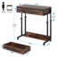 Bureau mobile compact avec roulettes | Table d'écriture à hauteur réglable | Idée de cadeau
