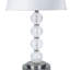 Ensemble de lampes standard argenté 11" Temples