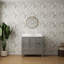 Meuble-lavabo simple 36 po avec plateau en marbre Cushena