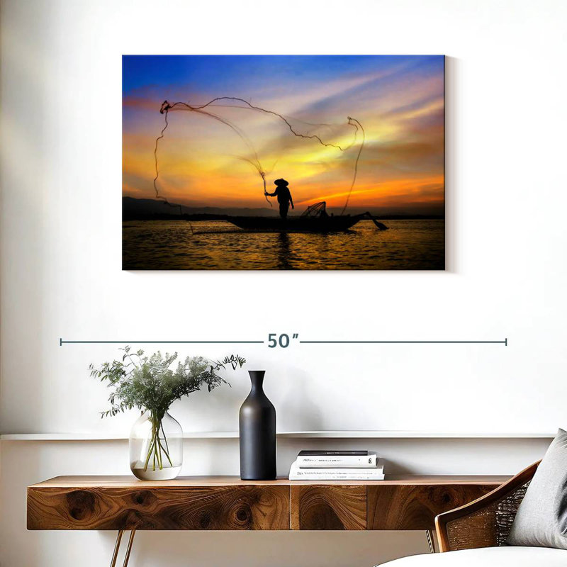 Senne Fisherman Casting Net, 24" H x 36" W