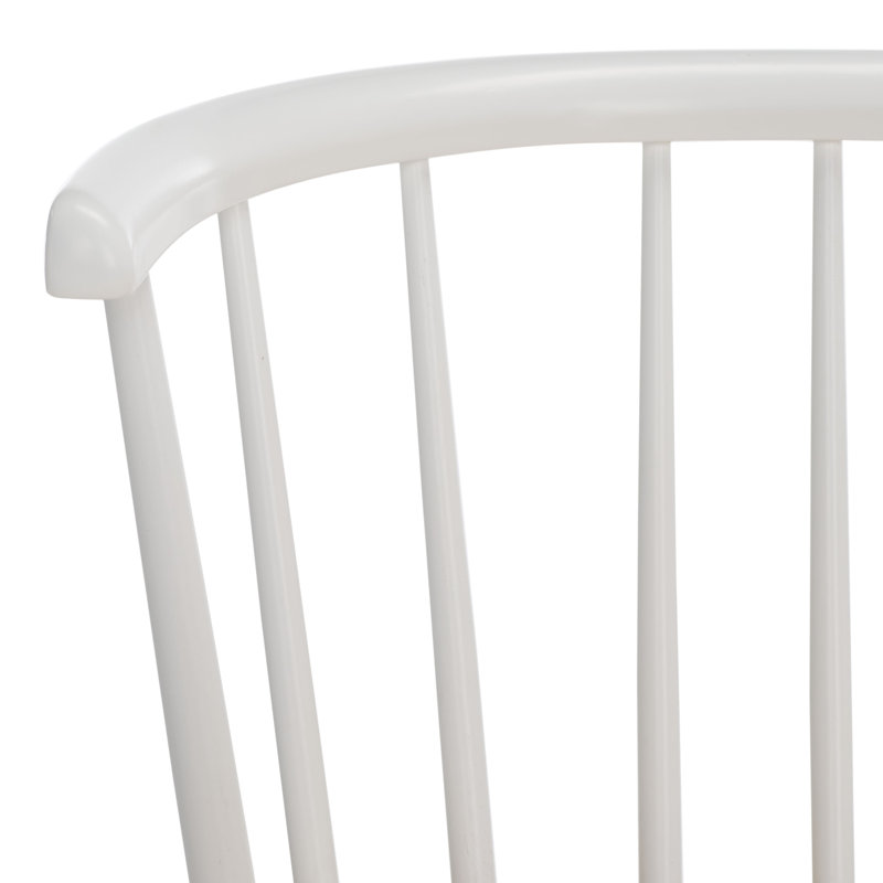 Banc en bois massif Ayaah, Naturel / Blanc